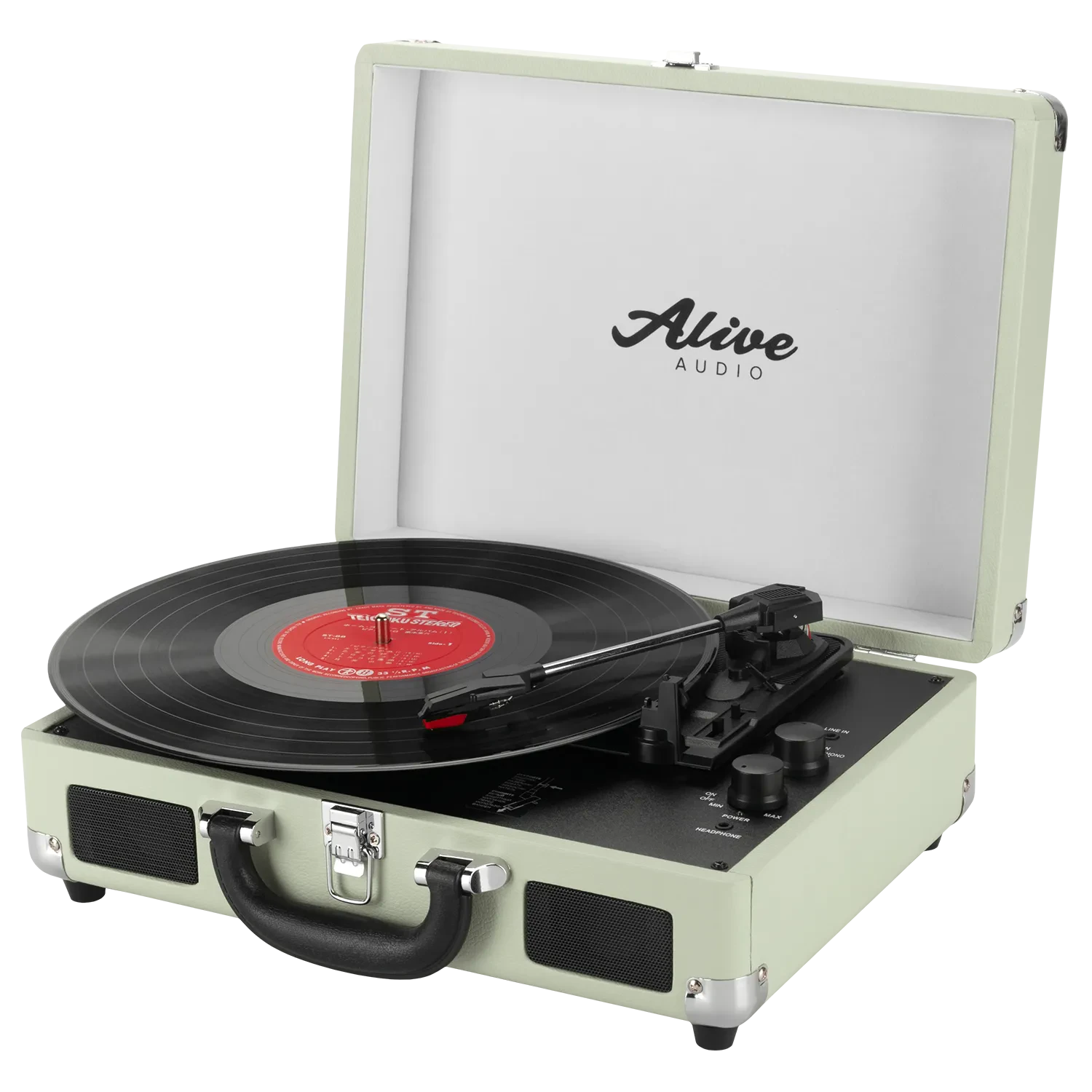 Виниловый проигрыватель Alive Audio GLAM Mist c Bluetooth и встроенной стереосистемой