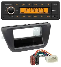 Continental 1DIN USB AUX MP3 Autoradio für Suzuki SX4 S-Cross (JY ab 2013)