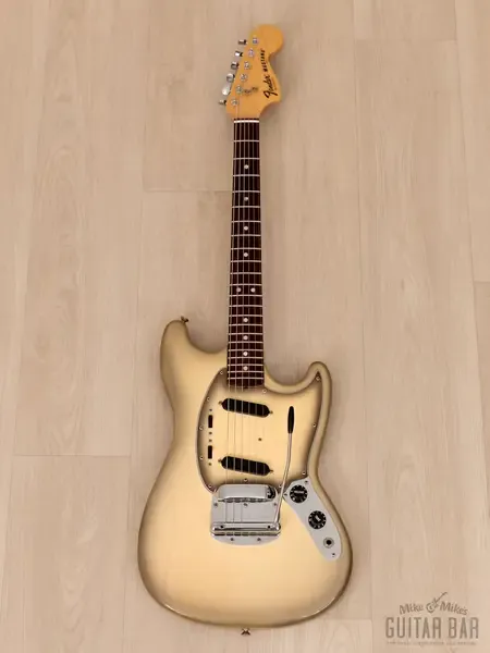 Электрогитара Fender Mustang SS Antigua w/case USA 1978