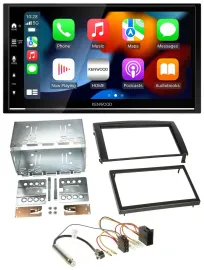 Kenwood DAB USB Bluetooth 2DIN MP3 Autoradio für Skoda Fabia 2004-2007 6Y Faceli