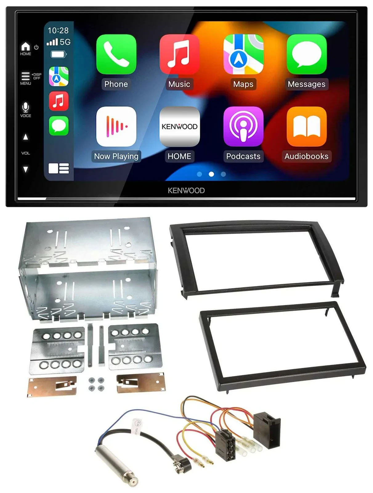 Kenwood DAB USB Bluetooth 2DIN MP3 Autoradio für Skoda Fabia 2004-2007 6Y Faceli