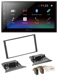 Pioneer USB Bluetooth DAB 2DIN MP3 Autoradio für Kia Sorento BL 2006-2009