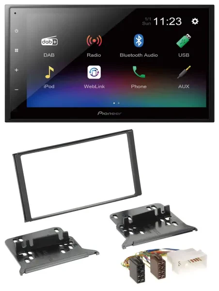 Pioneer USB Bluetooth DAB 2DIN MP3 Autoradio für Kia Sorento BL 2006-2009