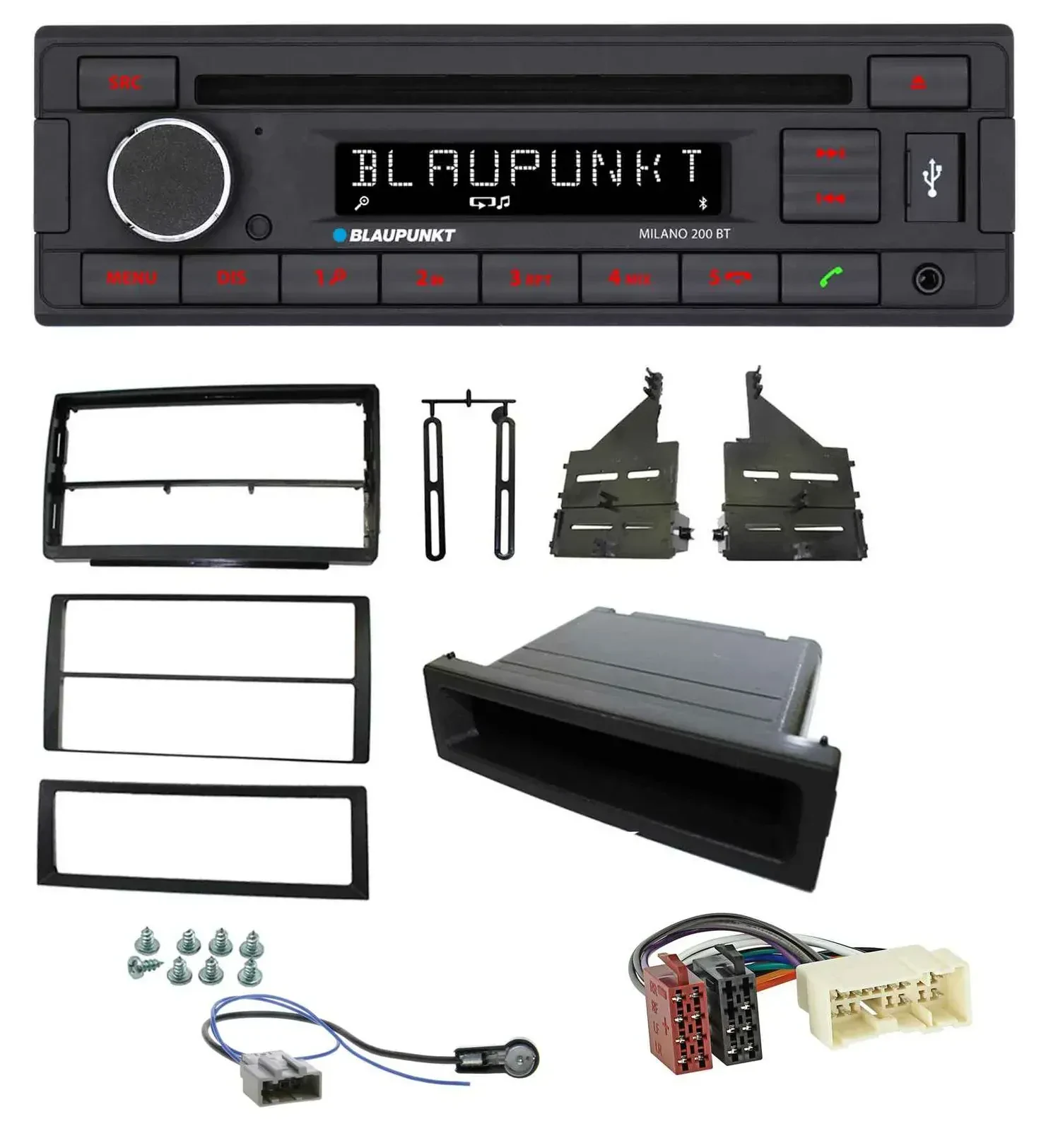 Blaupunkt MP3 USB CD Bluetooth AUX Autoradio für Nissan Altima (L31, 2005-2006)