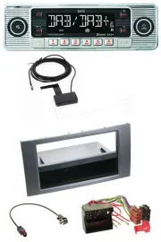 Автомагнитола Dietz Bluetooth USB MP3 DAB для Ford Fiesta/Focus (2004–2008), антрацит