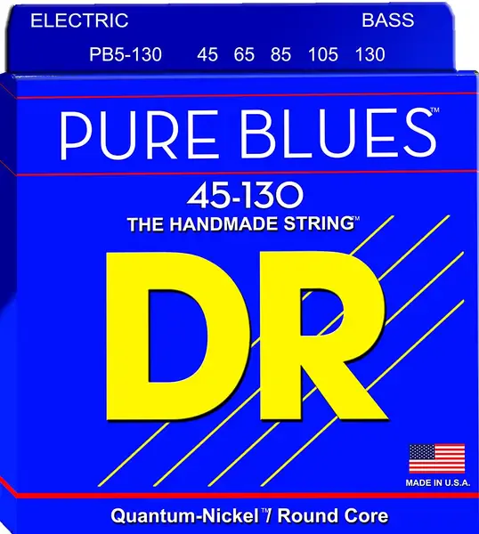 Струны для бас-гитары DR PB5-130 PURE BLUES™  45-130