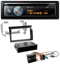 Pioneer MP3 DAB USB CD Bluetooth Autoradio für Citroen Jumper 06-11 Quadlock pia