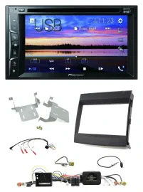 Pioneer Bluetooth 2DIN USB DVD DAB Lenkrad Autoradio für Porsche Cayenne 2011-20