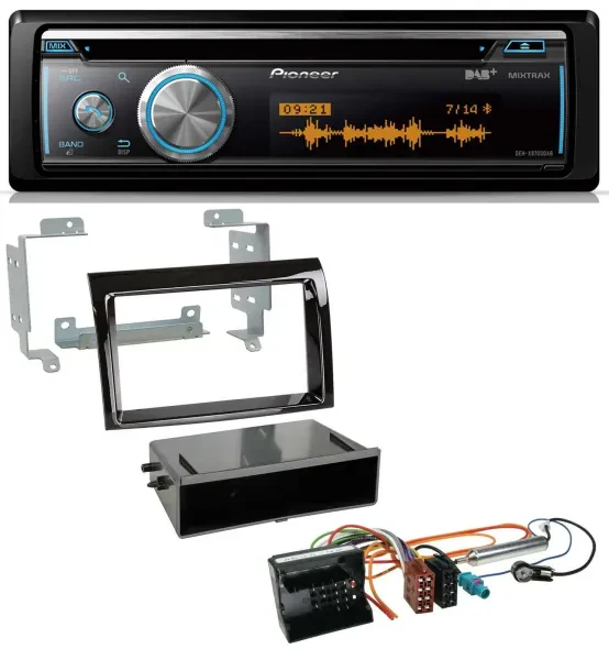 Pioneer MP3 DAB USB CD Bluetooth Autoradio für Citroen Jumper 06-11 Quadlock pia