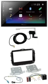 Pioneer DAB MP3 Bluetooth 2DIN USB Autoradio für Alfa Romeo ISO ab 2013 piano