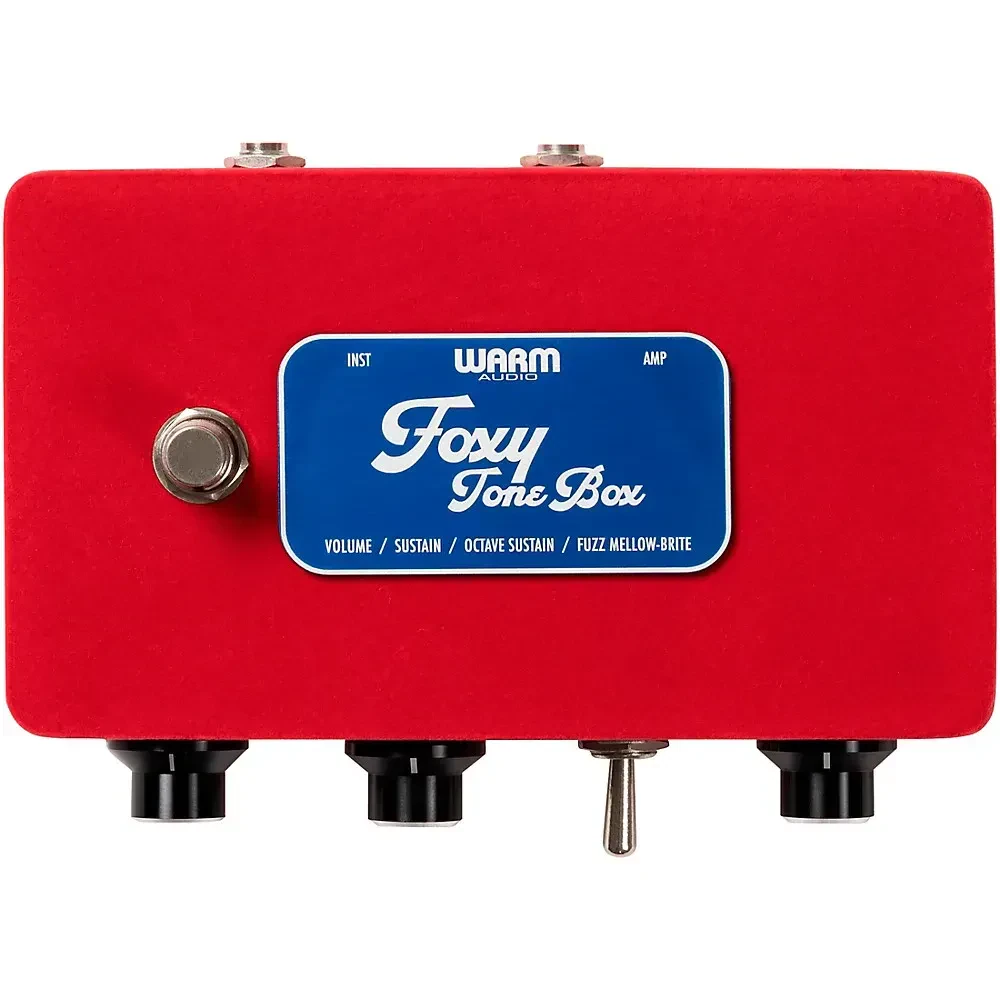 Педаль эффектов для электрогитары Warm Audio Foxy Tone Box Octave Fuzz Limited Edition Red