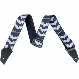 Ремень для гитары Jackson Strap with Double V Pattern Black/White