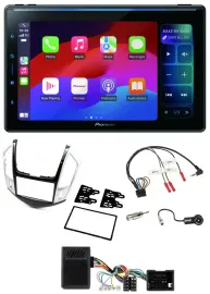 Pioneer Bluetooth DAB Lenkrad USB Autoradio für Chevrolet Cruze 2011-2016 silber
