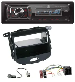 JBL SD AUX MP3 USB Bluetooth Autoradio für Hyundai i10 2008-2013 Rubber Touch