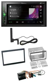 Автомагнитола для Peugeot 207/307/Expert/Partner Pioneer 2DIN, DAB, Bluetooth, MP3, AUX