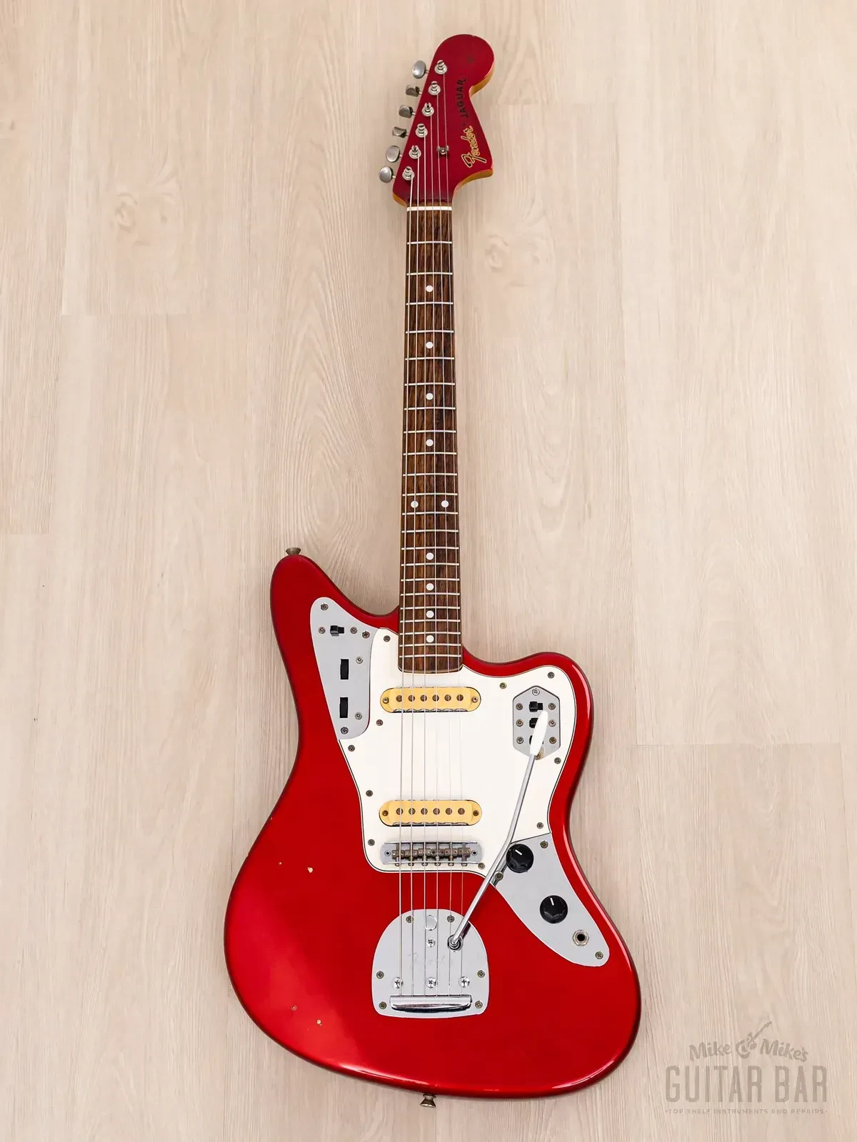 Электрогитара Fender Jaguar 1962 Vintage Reissue JG66-85 SS Candy Apple Red w/gigbag Japan 1999