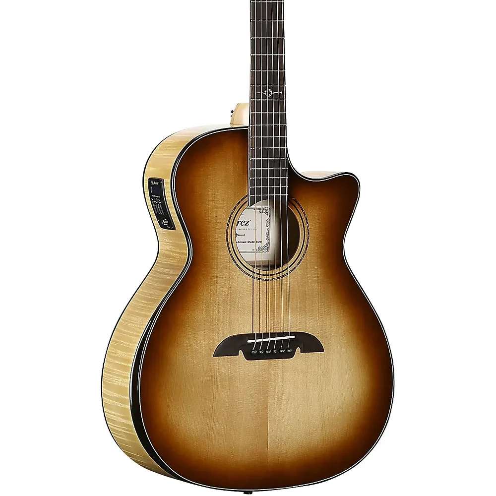 Электроакустическая гитара Alvarez AEG800CE Grand Auditorium, с вырезом, Shadowburst