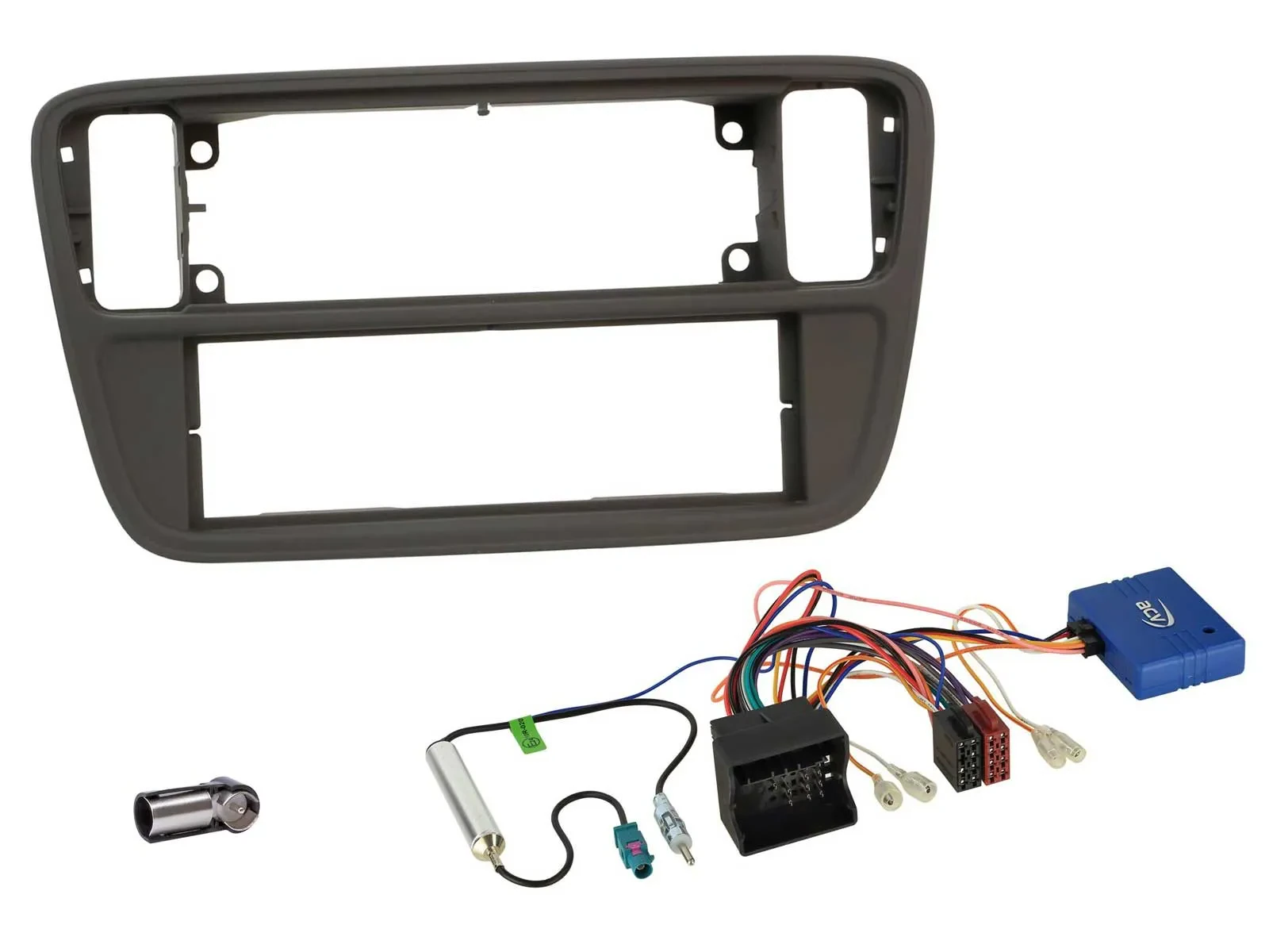 Установочный комплект для автомагнитолы Caraudio24 CAN-Bus, DIN, для Seat Mii/Skoda Citigo (2011–2016), чёрный