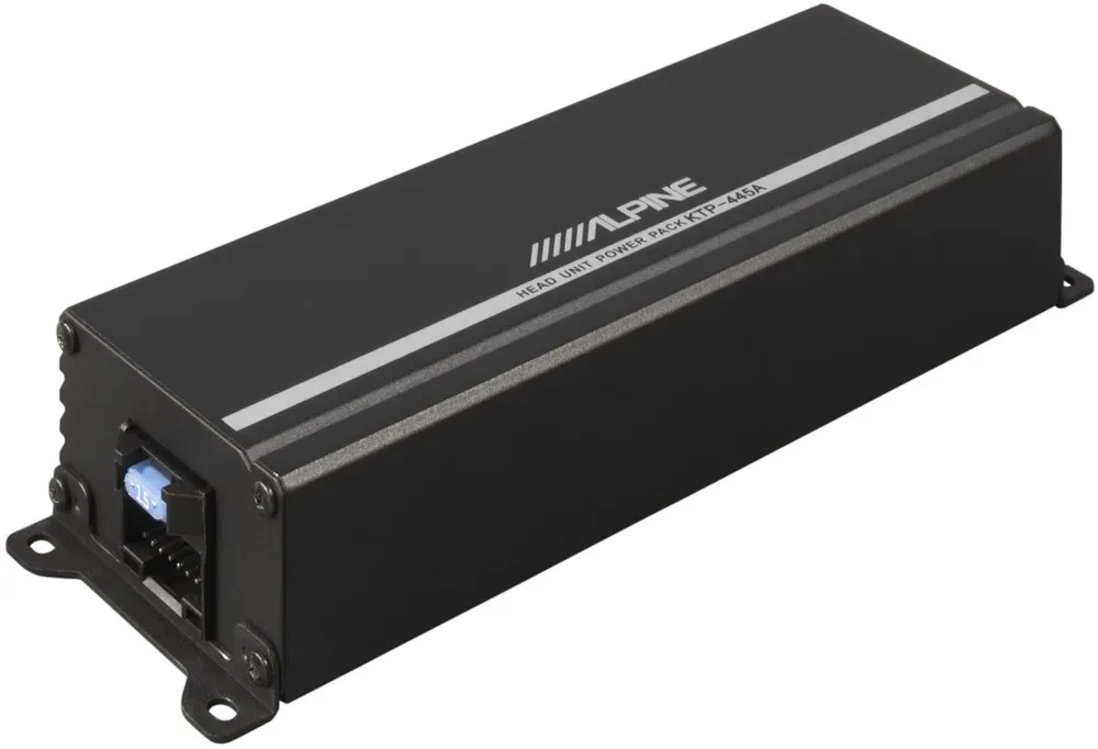 Alpine KTP-445A Class D Power Pack Series 4 Channel Car Amplifier Open Box