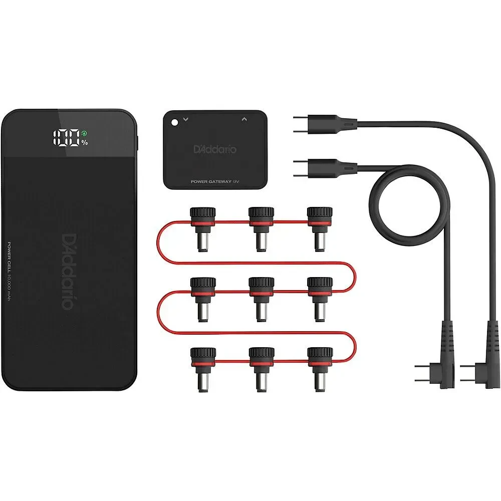 Блок питания для гитарных педалей D'Addario XPND Pedal Power Battery Kit (набор)