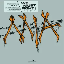 Виниловая пластинка M.I.A. - We Must Fight! - Hand-screened Cover Version [New Vinyl LP] Colored Vin