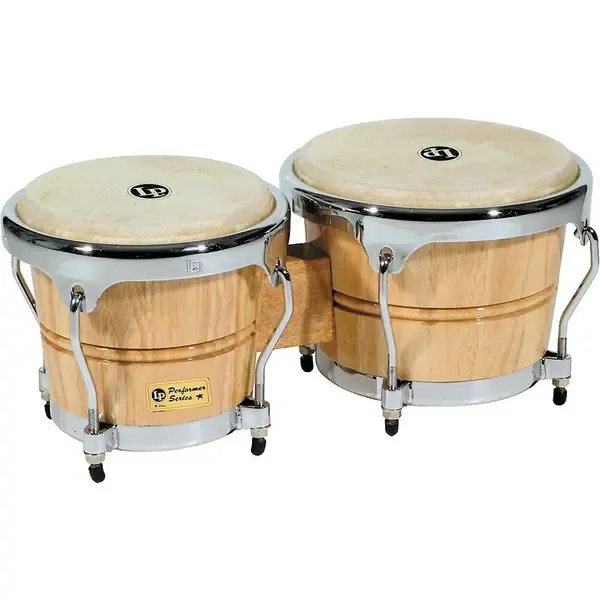 Бонго LP Performer Series Bongos with Chrome Hardware Natural