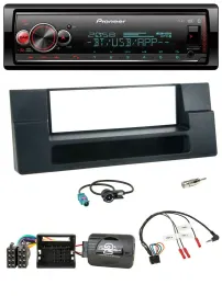 Автомагнитола Pioneer Bluetooth USB DAB для BMW 5er E39, X5 (Quadlock, совместима с управлением на руле)