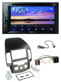 Pioneer Bluetooth 2DIN USB DVD DAB MP3 Autoradio für Hyundai i30 (ab 08)