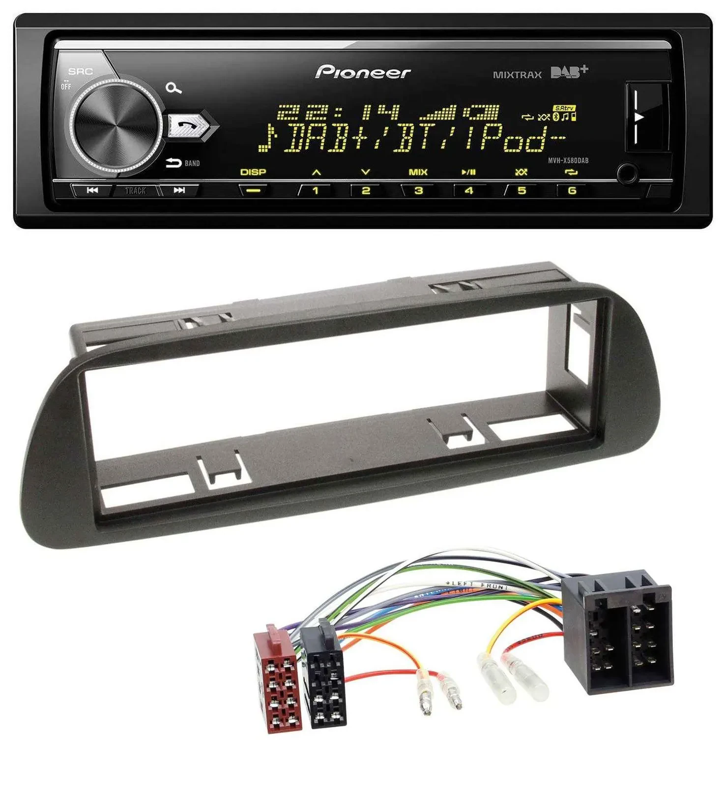 Pioneer Bluetooth USB DAB MP3 Autoradio für Mercedes Sprinter W314 ab 2001