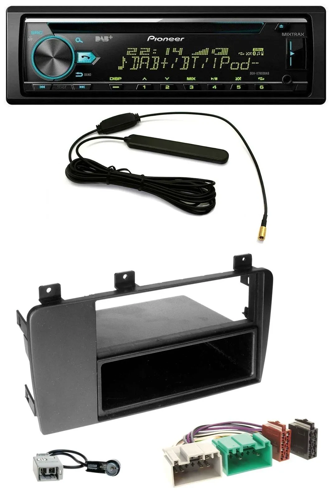 Pioneer CD MP3 AUX DAB USB Autoradio für Volvo S60, V70, XC70 (04-09)