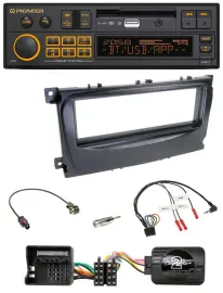 Автомагнитола для Ford Focus/C‑Max/Galaxy (с 2007) Pioneer DAB, USB, Bluetooth, поддержка кнопок на руле