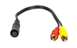 ESX VNA-RCAM-CA816 Kamera-Anschlussadapter Quick Safe 6-pol Buchse QSF 2 Cinch-S