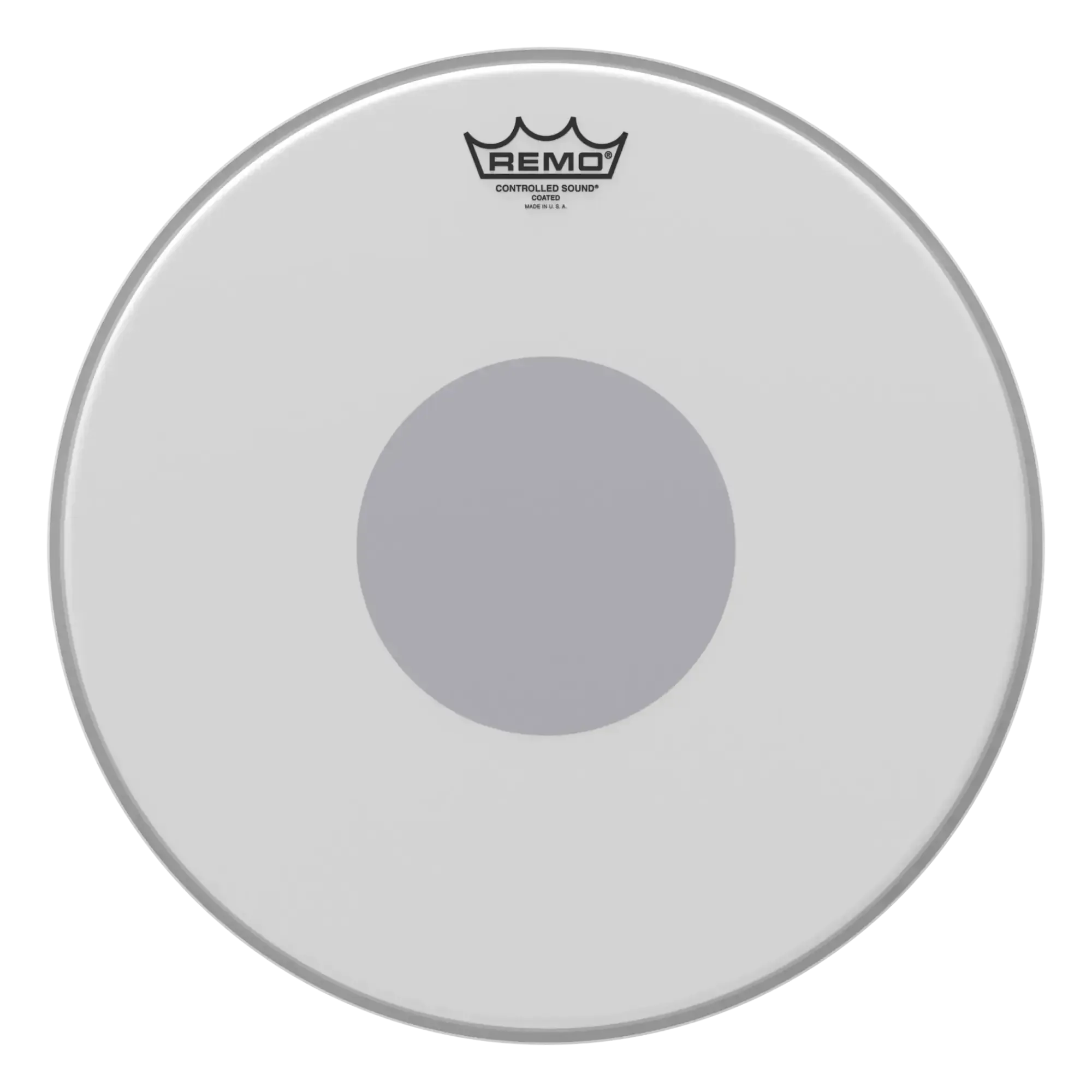Пластик для барабана Remo 15" Controlled Sound Coated Black Dot