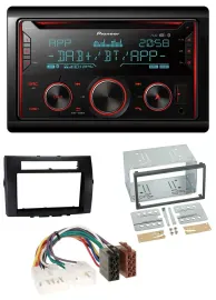 Pioneer 2DIN DAB MP3 Bluetooth USB CD Autoradio für Toyota Corolla 04-09 Verso s