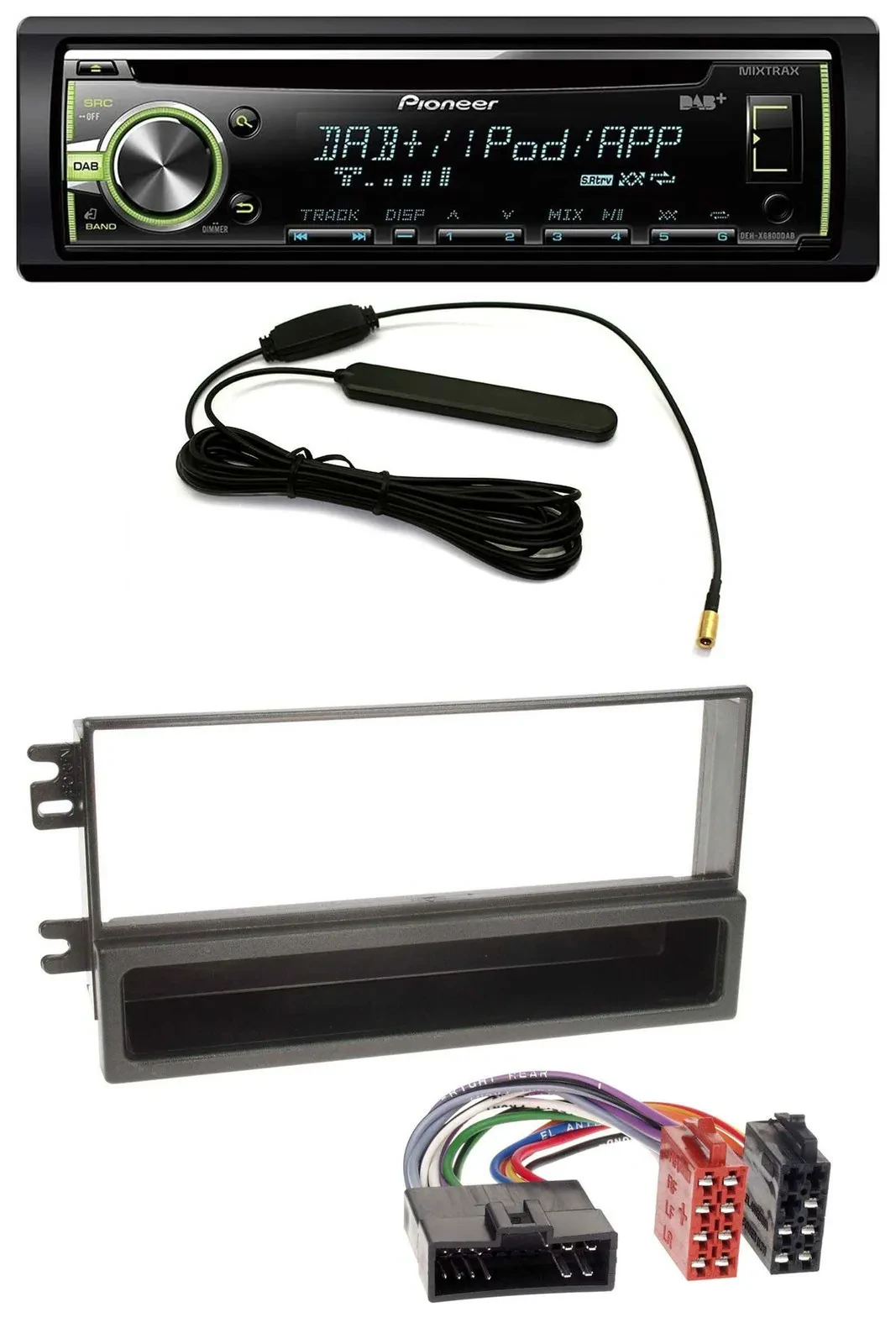 Автомагнитола для Kia Sportage I (2000–2005) Pioneer MP3, USB, CD, DAB, AUX