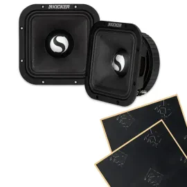 Динамик для авто Kicker 49ST7MR4 ST Series 7" (набор) с виброизоляцией