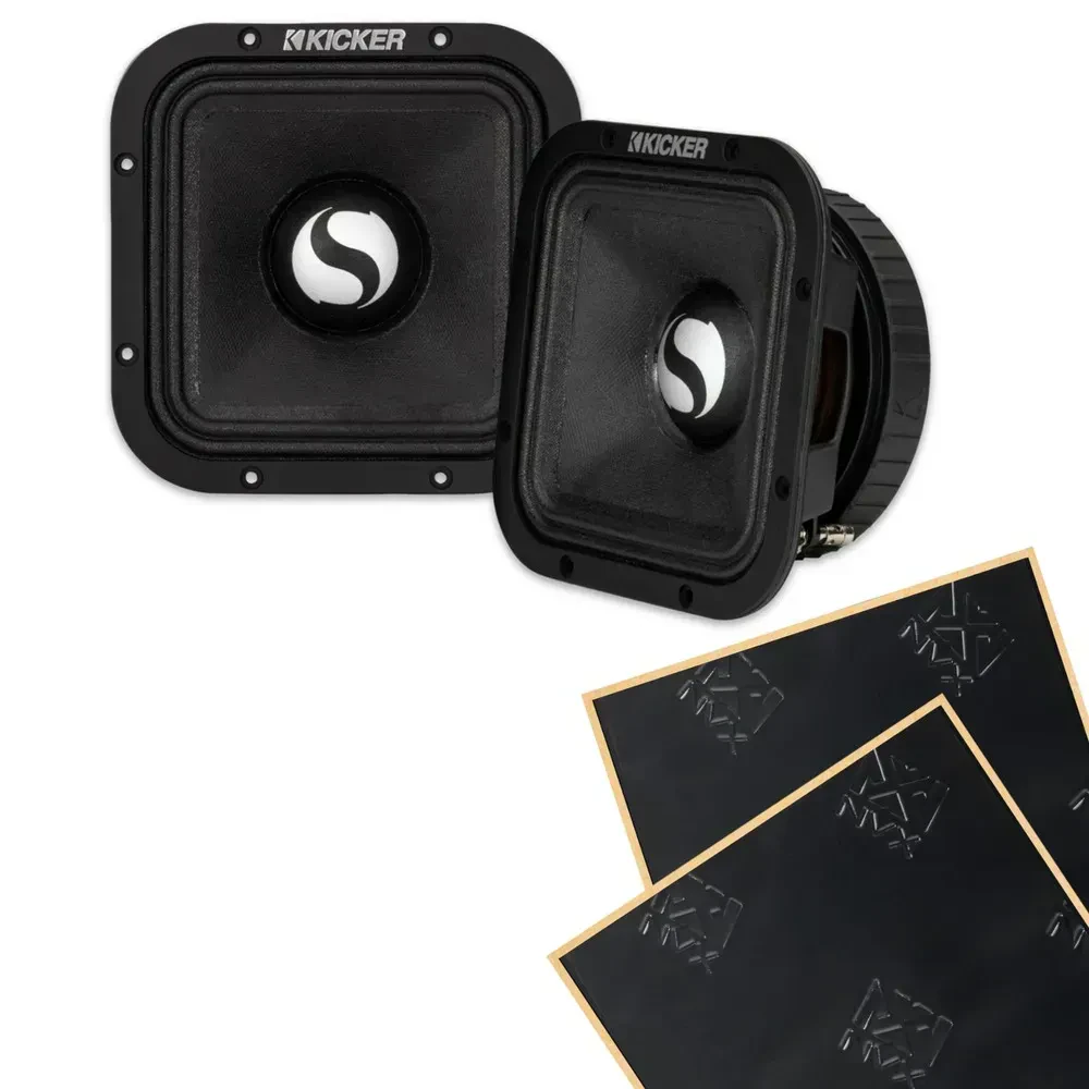 Динамик для авто Kicker 49ST7MR4 ST Series 7" (набор) с виброизоляцией