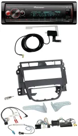 Pioneer Bluetooth DAB USB Lenkrad Autoradio für Opel Meriva B ab 2010