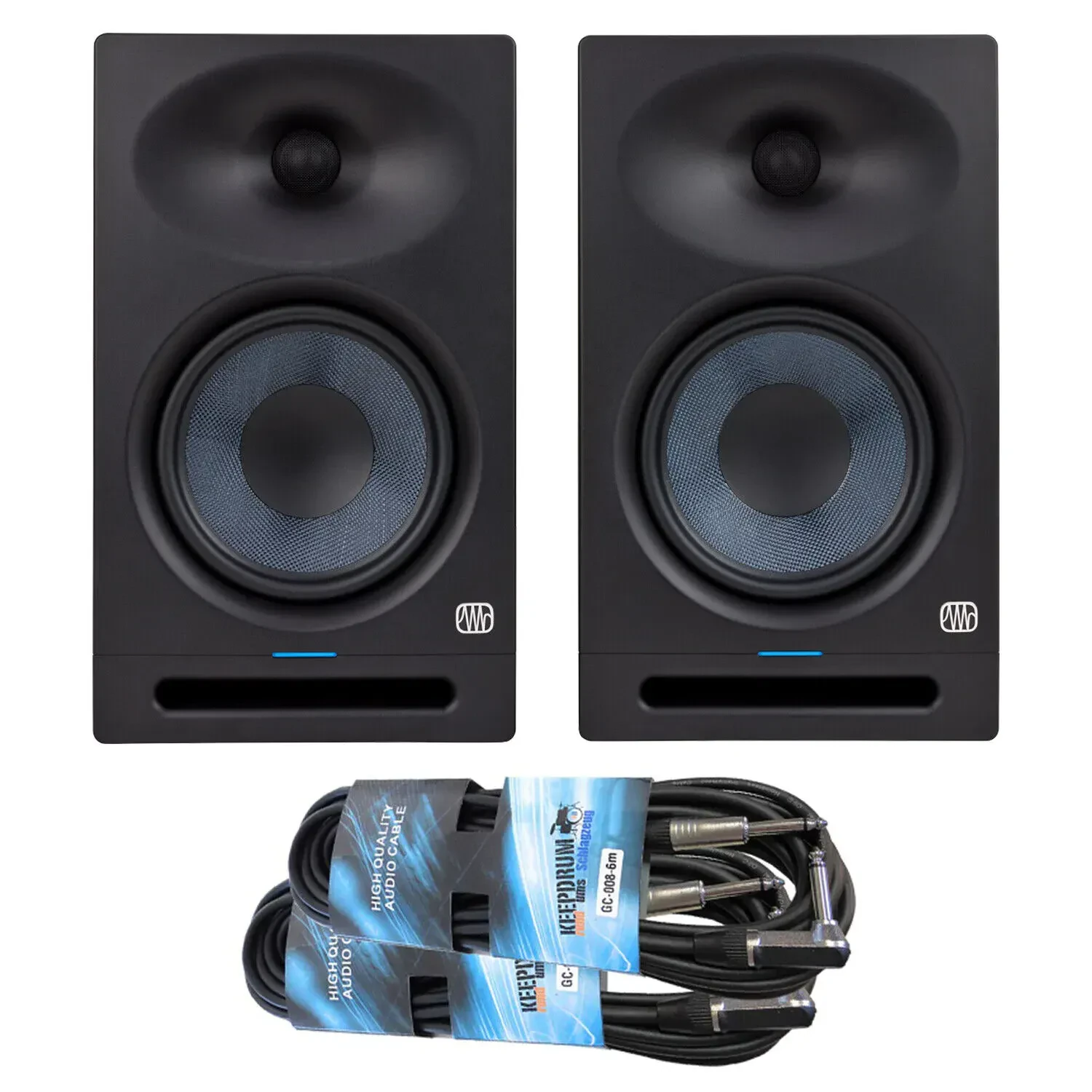 Активный студийный монитор PreSonus Eris Studio 8 Black с кабелем (пара)