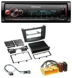 Pioneer Bluetooth USB MP3 DAB Autoradio für Mazda 3 (ab 2009)