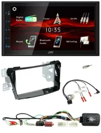 JVC USB Bluetooth Lenkrad DAB 2DIN Autoradio für Hyundai i40 11-19 USB AUX Klavi