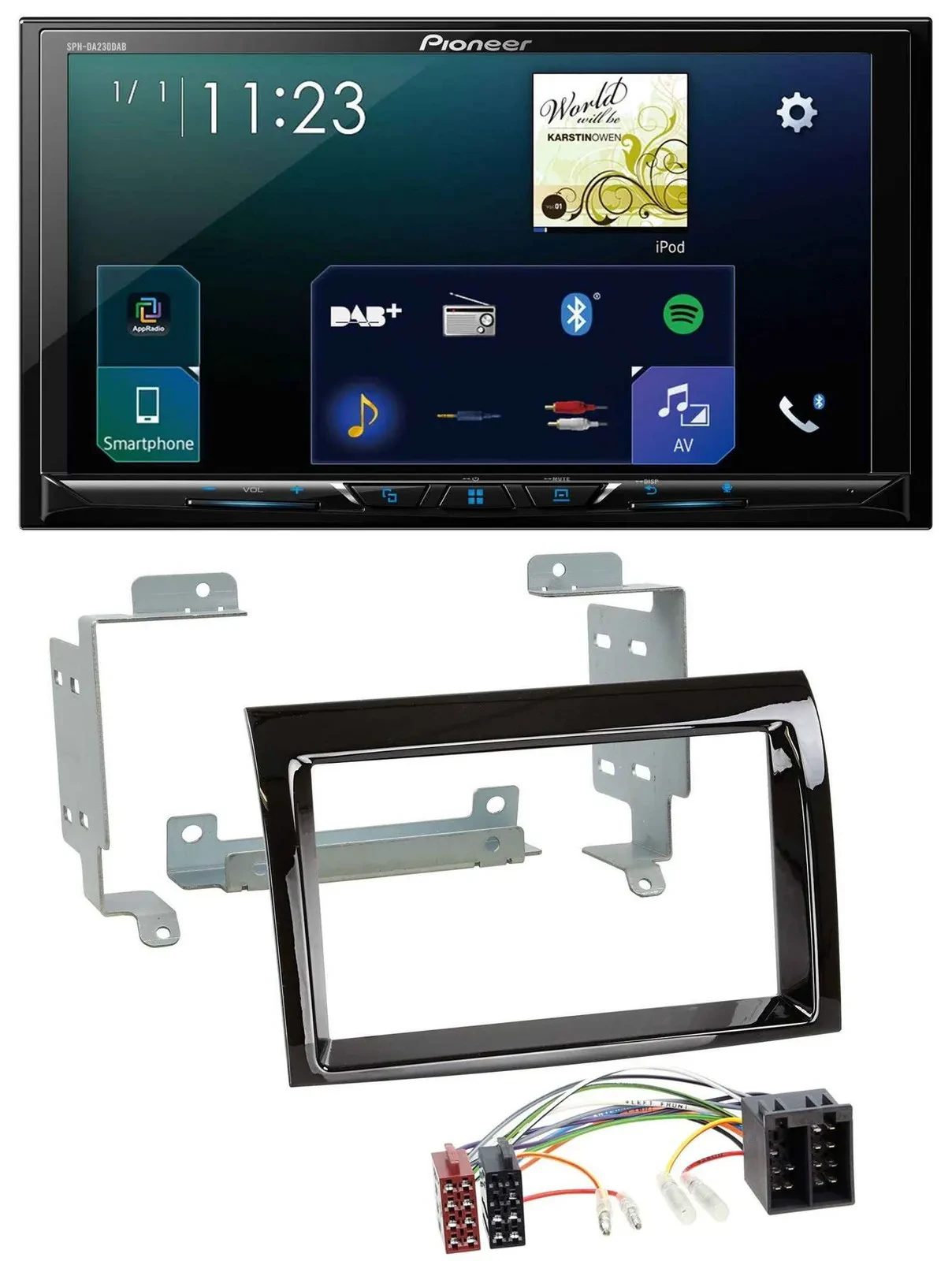 Pioneer MP3 Bluetooth USB 2DIN DAB Autoradio für Peugeot Boxer Citroen Jumper Fi