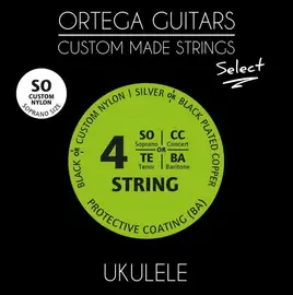 UKS-SO Select Комплект струн для укулеле сопрано, с покрытием, Ortega