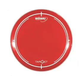 Пластик для барабана Williams 24" Target Red WR2