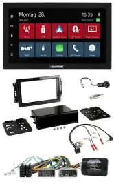 Blaupunkt Lenkrad Bluetooth DAB 2DIN USB Autoradio für Dodge Jeep