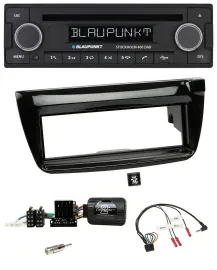 Blaupunkt Lenkrad Bluetooth DAB CD USB Autoradio für Fiat Doblo 2012-2015 piano