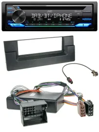 JVC Bluetooth MP3 USB DAB CD Autoradio für BMW X5 E53 5er E39 Aktivsystem Quadlo