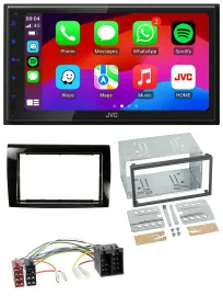 JVC Bluetooth 2DIN MP3 DAB USB Autoradio für Fiat Bravo (ab 2007)