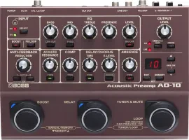 Напольный предусилитель для акустической гитары BOSS AD-10 Acoustic Preamp