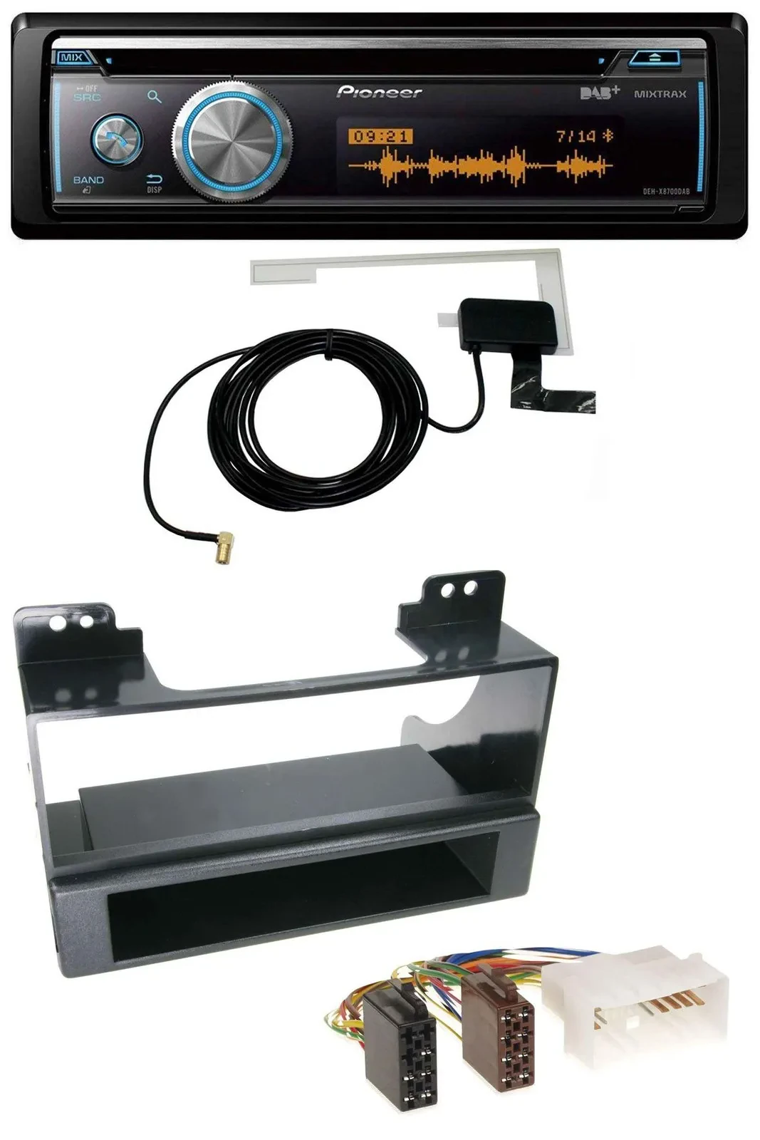 Автомагнитола для Kia Carnival (с 2006) Pioneer Bluetooth, DAB, MP3, USB, CD